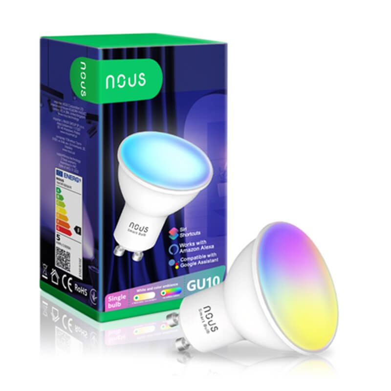 Лампочка NOUS P8 Smart WIFI Bulb RGB GU10 Лампочка NOUS P8 Smart WIFI Bulb RGB GU10