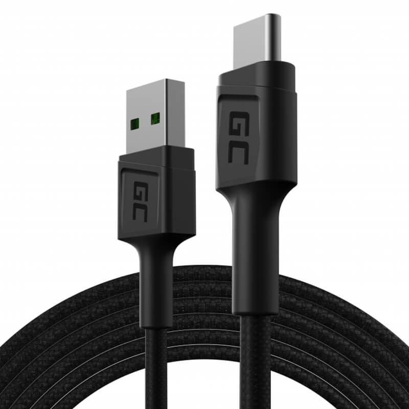 USB-C Кабель Green Cell (200 см) USB-C Кабель Green Cell (200 см)